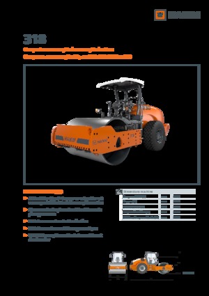 Rodillos vibrantes autopropulsados Hamm 318
