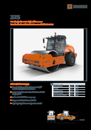 Rodillos vibrantes autopropulsados Hamm 325