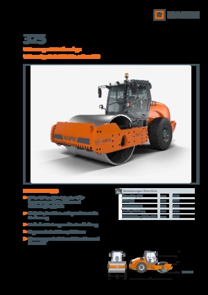 Rodillos vibrantes autopropulsados Hamm 325