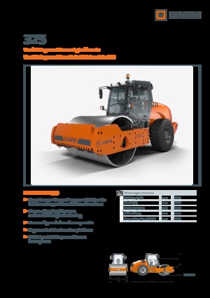Rodillos vibrantes autopropulsados Hamm 325