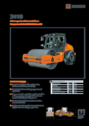 Rodillos vibrantes autopropulsados Hamm 3410