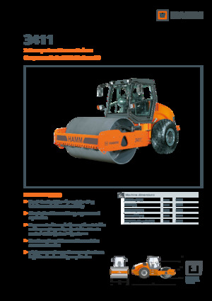 Rodillos vibrantes autopropulsados Hamm 3411