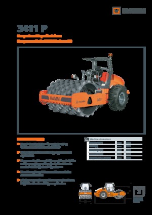 Rodillos vibrantes autopropulsados Hamm 3411 P