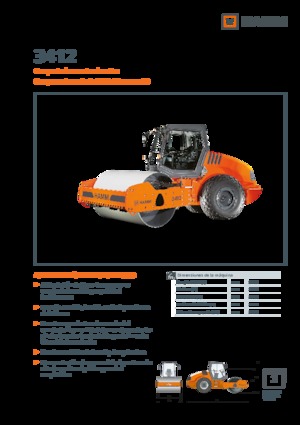 Rodillos vibrantes autopropulsados Hamm 3412