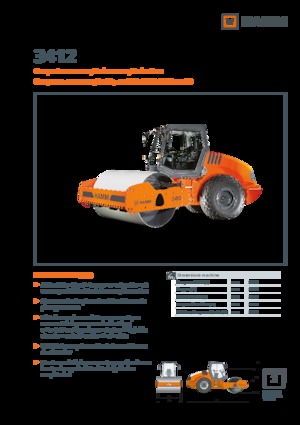 Rodillos vibrantes autopropulsados Hamm 3412