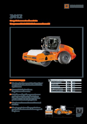 Rodillos vibrantes autopropulsados Hamm 3412