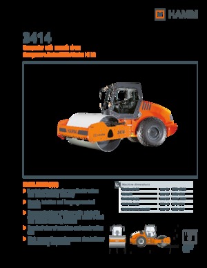 Rodillos vibrantes autopropulsados Hamm 3414