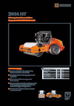 Rodillos vibrantes autopropulsados Hamm 3518 HT