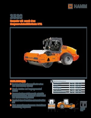 Rodillos vibrantes autopropulsados Hamm 3520