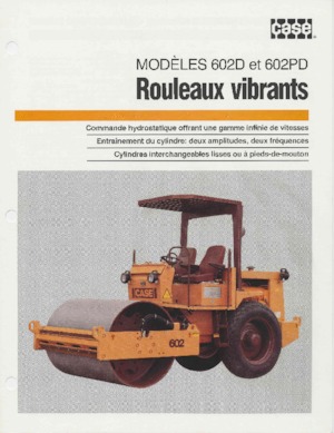 Rodillos vibrantes autopropulsados Case 602D