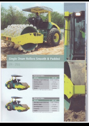 Rodillos vibrantes autopropulsados Ammann AC 70