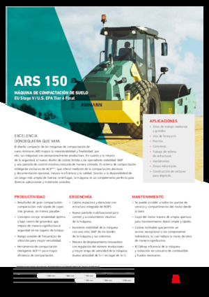 Rodillos vibrantes autopropulsados Ammann ARS 150 PD