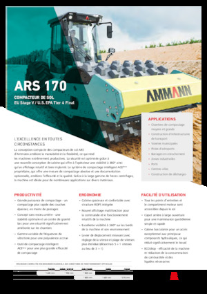 Rodillos vibrantes autopropulsados Ammann ARS 170