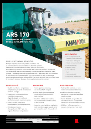 Rodillos vibrantes autopropulsados Ammann ARS 170