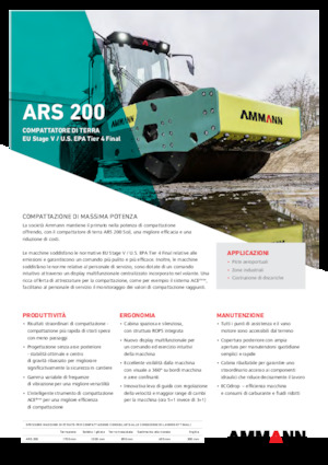 Rodillos vibrantes autopropulsados Ammann ARS 200