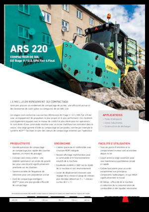 Rodillos vibrantes autopropulsados Ammann ARS 220 PD