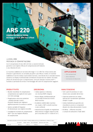 Rodillos vibrantes autopropulsados Ammann ARS 220 PD