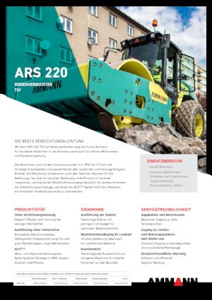 Rodillos vibrantes autopropulsados Ammann ARS 220