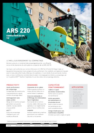 Rodillos vibrantes autopropulsados Ammann ARS 220