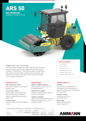 Rodillos vibrantes autopropulsados Ammann ARS 50