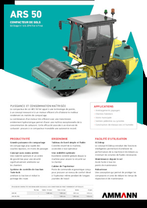 Rodillos vibrantes autopropulsados Ammann ARS 50