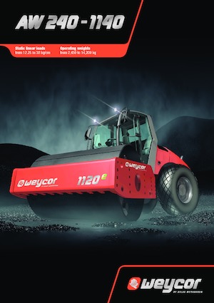 Rodillos vibrantes autopropulsados Atlas-weycor AW 1070