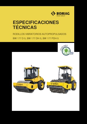 Rodillos vibrantes autopropulsados Bomag BW 177 D-5