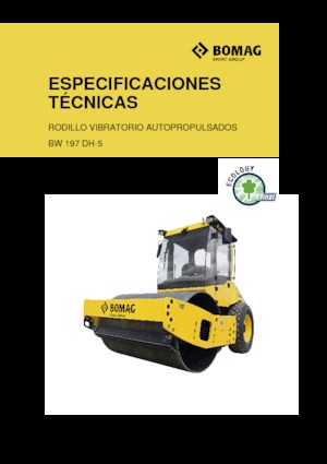 Rodillos vibrantes autopropulsados Bomag BW 197 DH-5