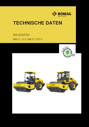 Rodillos vibrantes autopropulsados Bomag BW 211 PD-5