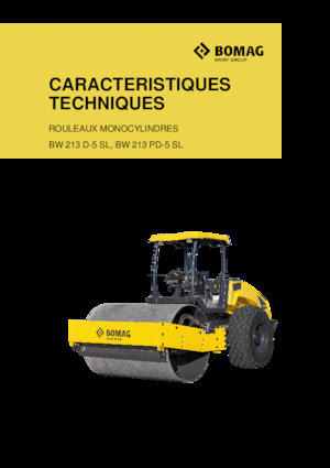 Rodillos vibrantes autopropulsados Bomag BW 213 PD-5 SL