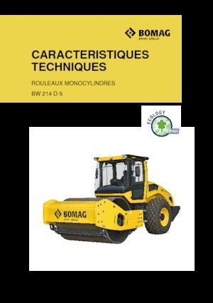 Rodillos vibrantes autopropulsados Bomag BW 214 D-5