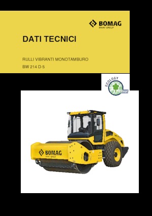 Rodillos vibrantes autopropulsados Bomag BW 214 D-5