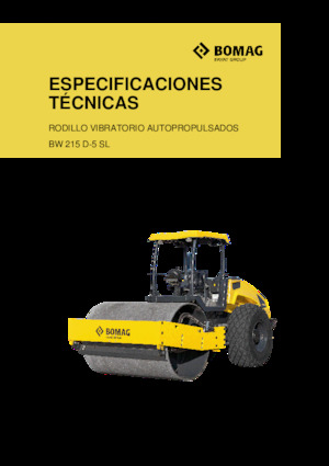 Rodillos vibrantes autopropulsados Bomag BW 215 D-5 SL