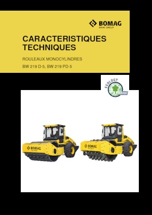 Rodillos vibrantes autopropulsados Bomag BW 219 D-5