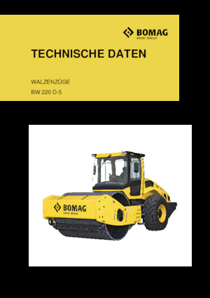 Rodillos vibrantes autopropulsados Bomag BW 220 D-5