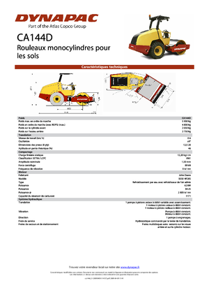 Rodillos vibrantes autopropulsados Dynapac CA 144 D