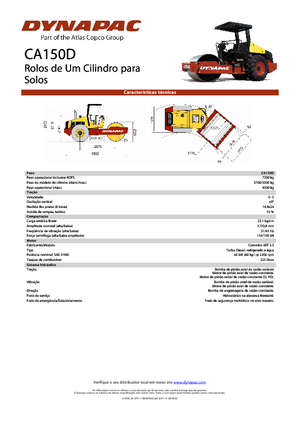 Rodillos vibrantes autopropulsados Dynapac CA 150 D