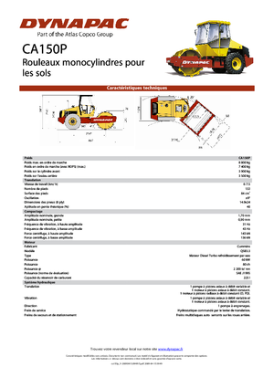 Rodillos vibrantes autopropulsados Dynapac CA 150 P