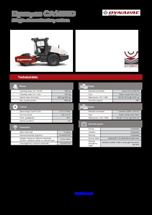 Rodillos vibrantes autopropulsados Dynapac CA 1500 D