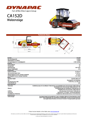 Rodillos vibrantes autopropulsados Dynapac CA 152 D