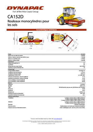 Rodillos vibrantes autopropulsados Dynapac CA 152 D