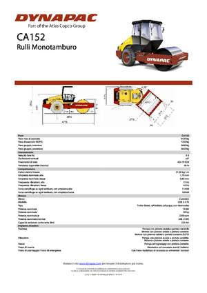 Rodillos vibrantes autopropulsados Dynapac CA 152