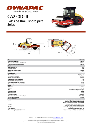 Rodillos vibrantes autopropulsados Dynapac CA 250 D-II