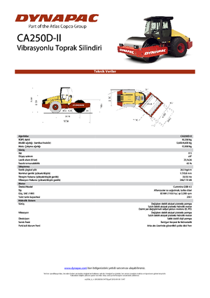 Rodillos vibrantes autopropulsados Dynapac CA 250 D-II