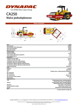 Rodillos vibrantes autopropulsados Dynapac CA 250