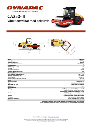 Rodillos vibrantes autopropulsados Dynapac CA 250-II