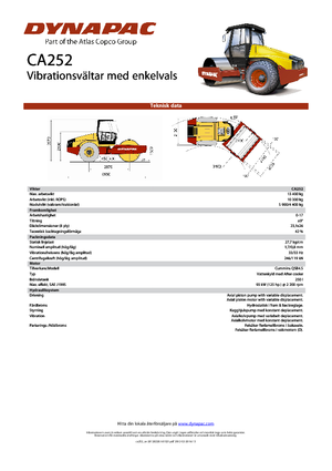 Rodillos vibrantes autopropulsados Dynapac CA 252