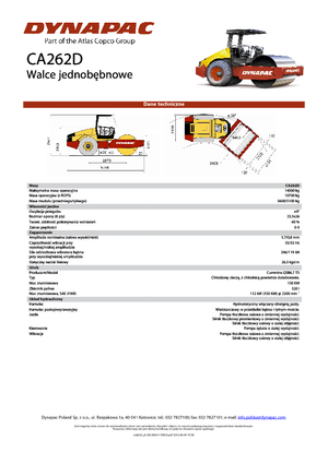 Rodillos vibrantes autopropulsados Dynapac CA 262 D