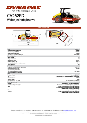 Rodillos vibrantes autopropulsados Dynapac CA 262 PD