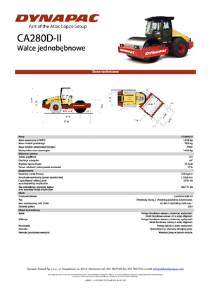 Rodillos vibrantes autopropulsados Dynapac CA 280 D-II